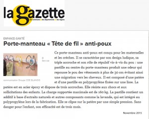 article La Gazette des Communes 16112015